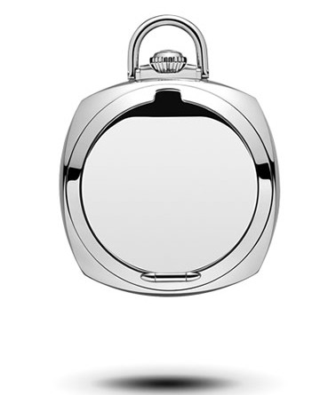 PANERAI POCKET WATCH 3 DAYS ORO BIANCO PAM00529 • Карманные часы, ручной завод P.3001/10 , белое золото, 50 мм, запас хода – 3 дня, циферблат черного цвета, сапфировое стекло, 50 м, цепочка из белого золота