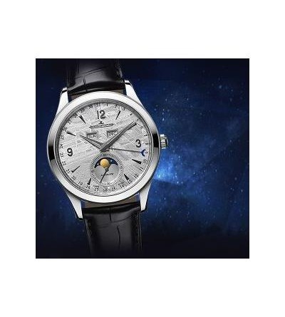 Jaeger-LeCoultre Master Calendar. Арт: 1552540 - розовое золото/1558421 сталь. Сталь/18К розовое золото, автоподзавод, 39 мм, циферблат из метеоритного камня.