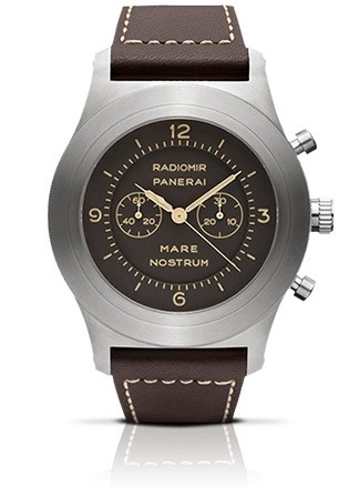 MARE NOSTRUM TITANIO - 52MM. PAM00603. Ручной завод, хронограф, матовый титан, водонепроницаемость 30 м, лимитированная серия 300 шт.