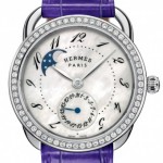 Hermès Arceau Petite Lune with diamonds