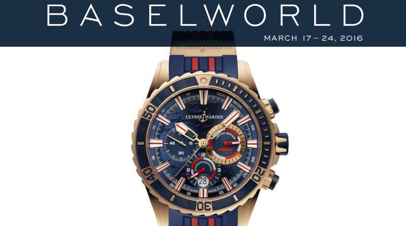 BASELWORLD 2016 Ulysse Nardin Diver Chronograph