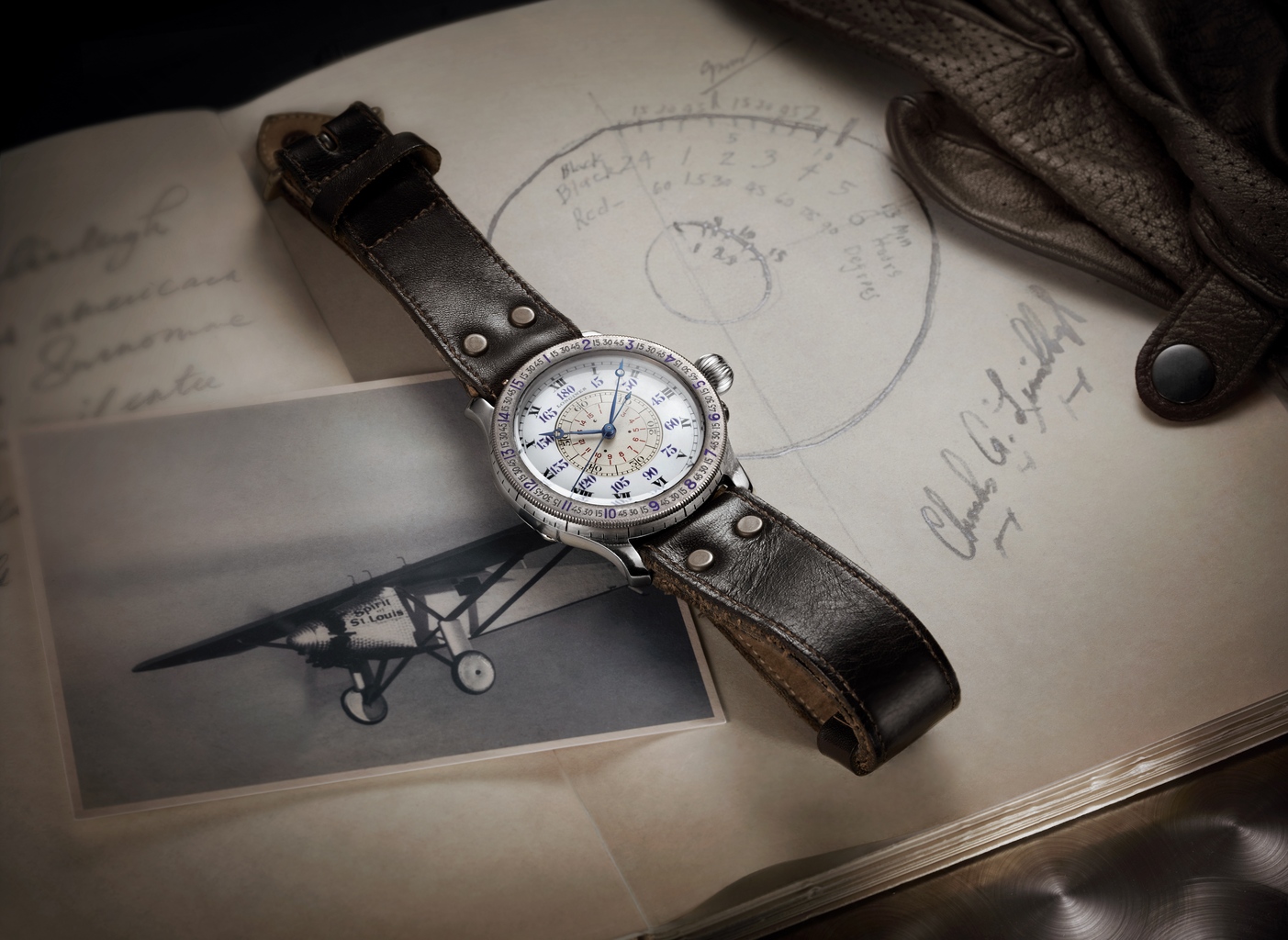 Longines Lindbergh Hour Angle Watch 90-th Anniversary