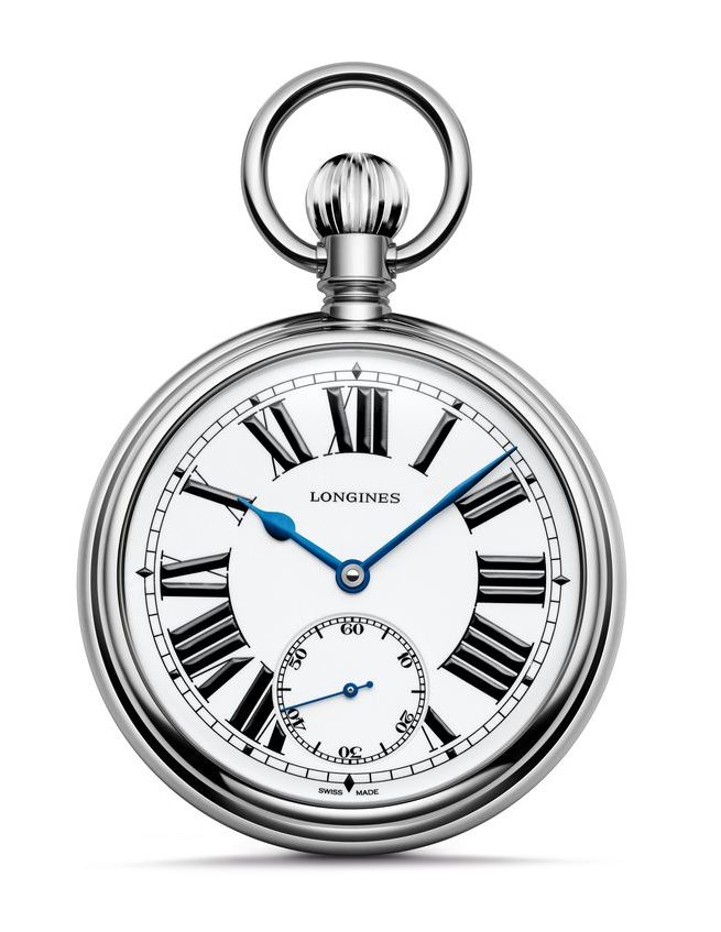 Longines RailRoad Pocket Watch L7.039.4.21.2  Лимитированная серия из 250   пронумерованных экземпляров,  запас хода - 53 часа, нержавеющая сталь, диаметр  49.50 мм
