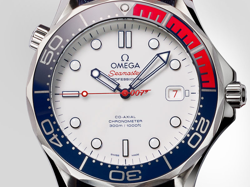OMEGA Seamaster Diver 300M Commander's Watch 212.32.41.20.04.001 в честь сэра Джеймса Бонда